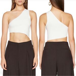 NWT Frame One Shoulder Crop Sweater Top - Size: Medium